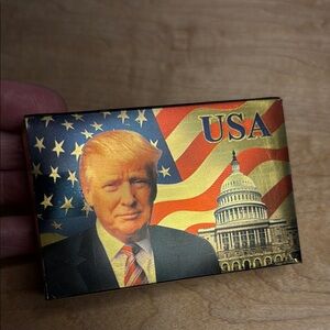 novelty gold Donald Trump 1st term presidential playing cards 2019